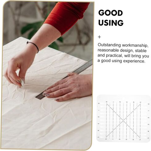 Acrylic Quilting Ruler Template for Sewing Quilting Square Cutting Templates Easy to Use in Saudi Arabia