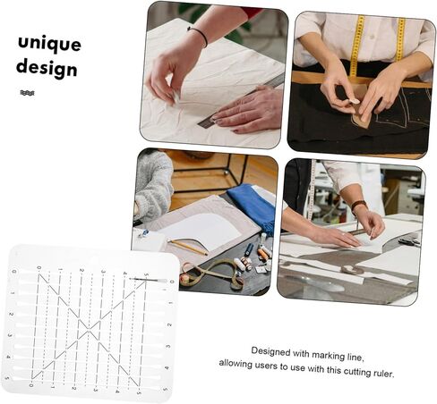 Acrylic Quilting Ruler Template for Sewing Quilting Square Cutting Templates Easy to Use in Saudi Arabia