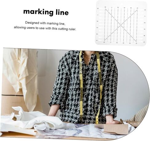 Acrylic Quilting Ruler Template for Sewing Quilting Square Cutting Templates Easy to Use in Saudi Arabia