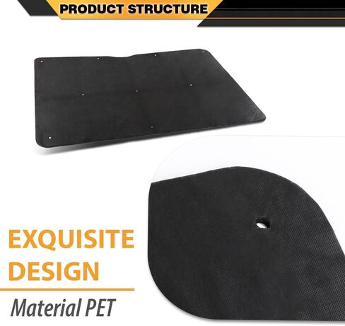 Under Hood Insulation Pad 1/2 Inch Thick Compatible with Buick Regal 1981-1987 in Saudi Arabia