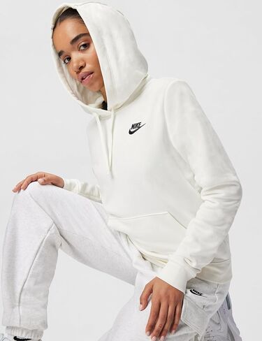Nike Women's Club Fleece Pullover Hoodie L Black in Saudi Arabia