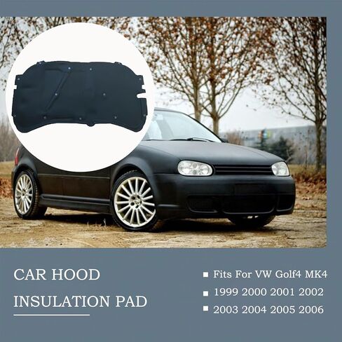 Car Hood Insulation Pad, Fits for VW Golf4 MK4 1999–2006, Engine Bay Heat Shield Sound Deadener, Hood Heat Shield Engine Waterproof Thermal Barrier​ in Saudi Arabia