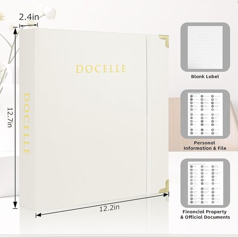 Important Document Organizer with Labels Expanding File Folder Storage Binders for Important Papers, Birth Certificates, Passports and Letters in Saudi Arabia