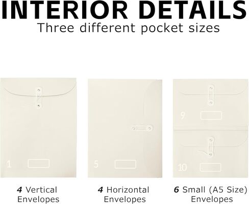 Important Document Organizer with Labels Expanding File Folder Storage Binders for Important Papers, Birth Certificates, Passports and Letters in Saudi Arabia