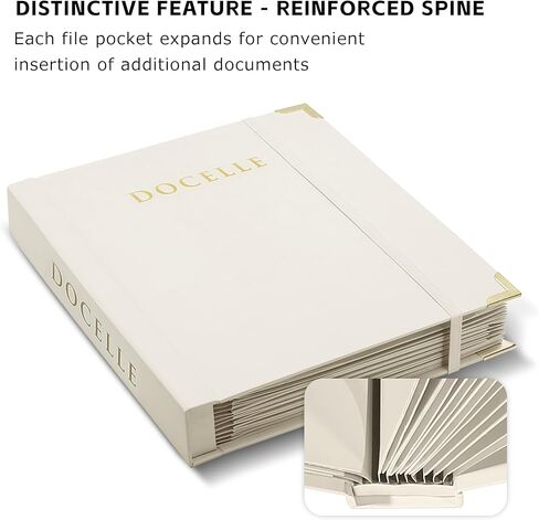 Important Document Organizer with Labels Expanding File Folder Storage Binders for Important Papers, Birth Certificates, Passports and Letters in Saudi Arabia