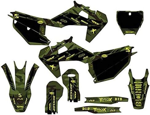2019-2022 مجموعة قاعدة رسومات FX Apache Green Senge المتوافقة مع Husqvarna in Saudi Arabia