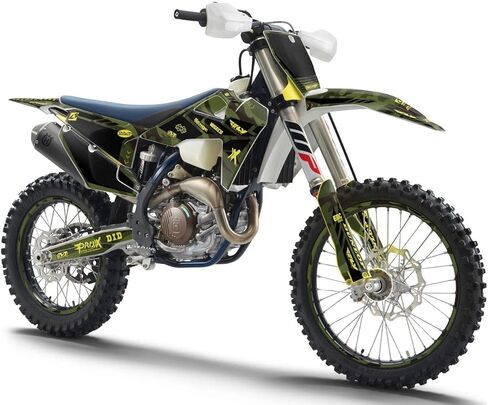 2019-2022 مجموعة قاعدة رسومات FX Apache Green Senge المتوافقة مع Husqvarna in Saudi Arabia