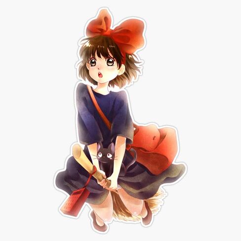 MAGNET Kiki'S Delivery Service Magnetic Sticker Vinyl Waterproof Magnet Decal Car 5" in Saudi Arabia