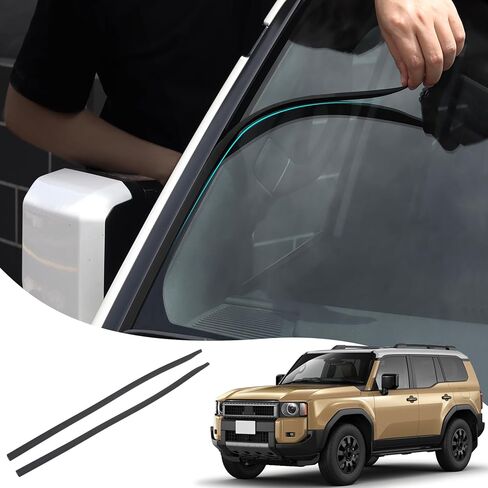 Front Windshield Silicone Strip Suitable for 2024 2025 Toyota Land Cruiser 250 1958 Prado LC250 Waterproof Window Sealing Strip External refit Accessories in Saudi Arabia