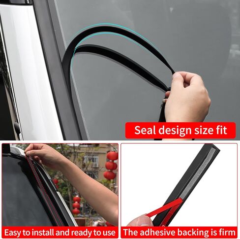 Front Windshield Silicone Strip Suitable for 2024 2025 Toyota Land Cruiser 250 1958 Prado LC250 Waterproof Window Sealing Strip External refit Accessories in Saudi Arabia