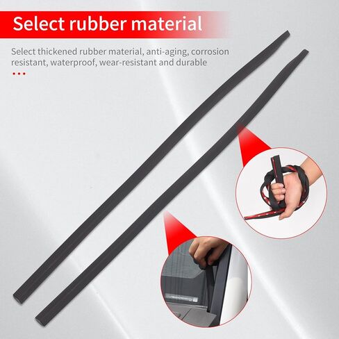 Front Windshield Silicone Strip Suitable for 2024 2025 Toyota Land Cruiser 250 1958 Prado LC250 Waterproof Window Sealing Strip External refit Accessories in Saudi Arabia