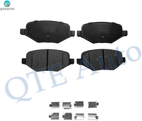 PM Auto Set of 12 Front 325mm-Rear 345mm Drilled Slotted Brake Disc Rotors-Ceramic Brake Pad Kit Replacement For 2013-2019 Ford Flex Front D1508 8715 in Saudi Arabia