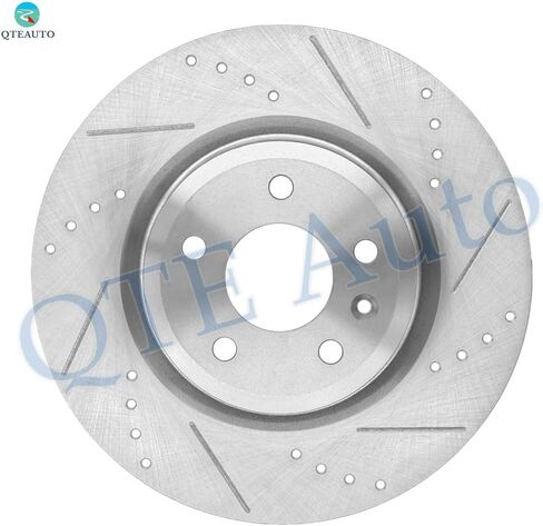 PM Auto Set of 6 Front 325mm Drilled Slotted Brake Disc Rotors-Ceramic Brake Pad Kit Replacement For 2013-2019 Lincoln MKT in Saudi Arabia