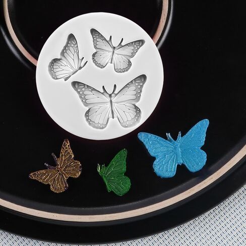 3D Butterfly Silicone Mold Kit | Multi-Use for Candles, Soap, Clay & Resin Crafts in Saudi Arabia