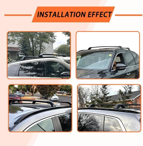 US Stock 2Pcs Roof Rack Cross Bars Fits for Infiniti QX60 2022 2023 2024 2025 Roof Rack,Carrier Bars,Cargo Bars,Rack Rails,Glossy Black,Suitable for Cars with Luggage Racks in Saudi Arabia