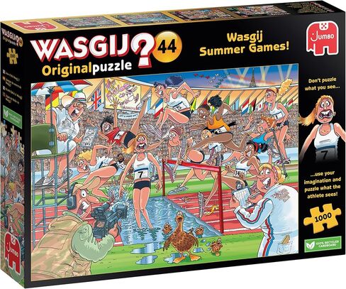 Jumbo Spiele GmbH JUM00333 Wasgij Original 44: الألعاب الصيفية (1000 قطعة)، 1110100333 in Saudi Arabia