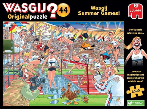 Jumbo Spiele GmbH JUM00333 Wasgij Original 44: الألعاب الصيفية (1000 قطعة)، 1110100333 in Saudi Arabia