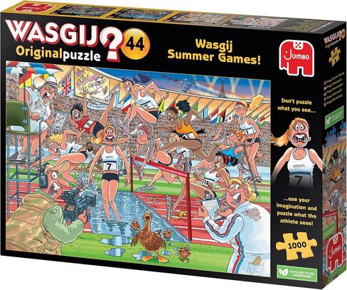 Jumbo Spiele GmbH JUM00333 Wasgij Original 44: الألعاب الصيفية (1000 قطعة)، 1110100333 in Saudi Arabia