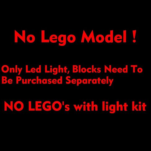 طقم إضاءة متوافق مع أحافير الديناصورات Lego 76968: Tyrannosaurus rex - لا يوجد نموذج فقط، ملحقات إضاءة LED متوافقة مع Lego Dinosaur Fossil 76968 (الإصدار القياسي) in Kuwait