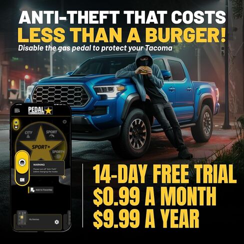 PEDAL COMMANDER for Toyota Tacoma 2024 Throttle Response Controller Fits: 4th Gen 2.4L, 2.4L Hybrid, SR, SR5, TRD PreRunner, TRD Sport, TRD Off-Road, Limited, Trailhunter, TRD Pro, Tacoma Accessories in Kuwait