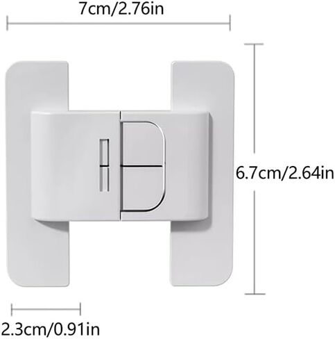 New 1Pcs Home Refrigerator Lock Safety Fridge Freezer Door Lock Multi-Function in Saudi Arabia