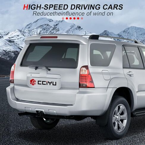 ملحقات جناح سبويلر خلفي أسود ABS من Cciyu لـ 2003 2004 2005 2006 2007 2008 2009 لسيارة Toyota for 4RUNNER جناح سبويلر أنيق in Saudi Arabia