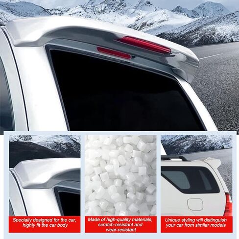 ملحقات جناح سبويلر خلفي أسود ABS من Cciyu لـ 2003 2004 2005 2006 2007 2008 2009 لسيارة Toyota for 4RUNNER جناح سبويلر أنيق in Saudi Arabia