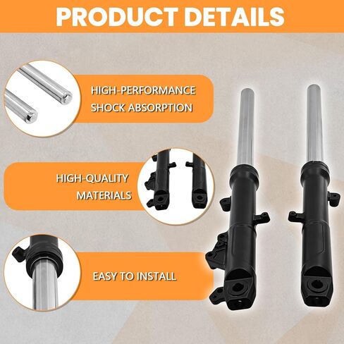 Front Shock Absorber Fork Suspension Set Fits For Kawasaki NINJA 400 EX400 2018 2019 2020 2021 2022 2023 2024 in Kuwait