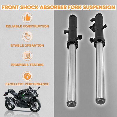 Front Shock Absorber Fork Suspension Set Fits For Kawasaki NINJA 400 EX400 2018 2019 2020 2021 2022 2023 2024 in Kuwait