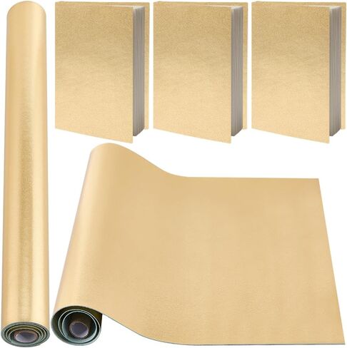 CRASPIRE 55 × 11.8 بوصة بو الجلود كتاب القماش فلامنغو الوردي للكتب A4-A8 ملزمة سطح جلد صناعي ناعم مطلي بقاعدة غير منسوجة تغطي حامي غلاف الكتاب ألبوم القصاصات DIY Bookcloth in Saudi Arabia
