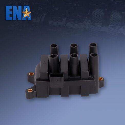 ENA Ignition Coil Pack Compatible with Ford Mazda Mercury F150 Ranger Freestar Mustang Taurus B3000 Sable Monterey V6 3.9L 4.0L 4.2L 2.5L 3.0L 3.8L Replacement For C1312 DG485 FD498 in Kuwait