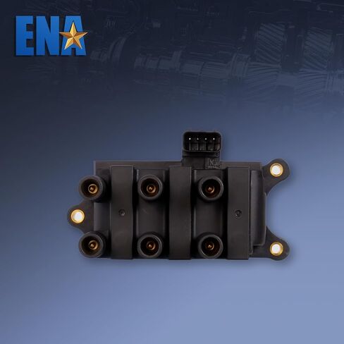 ENA Ignition Coil Pack Compatible with Ford Mazda Mercury F150 Ranger Freestar Mustang Taurus B3000 Sable Monterey V6 3.9L 4.0L 4.2L 2.5L 3.0L 3.8L Replacement For C1312 DG485 FD498 in Kuwait