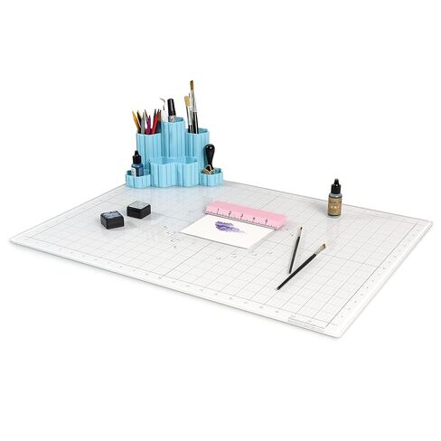 مسطرة مغناطيسية مقاس 6 بوصات من Glassboard Studio - وسادة مضادة للانزلاق، مغناطيس نيوديميوم قوي - أداة حرفية ولحف للحصائر الزجاجية المغناطيسية، والألواح البيضاء، والخزائن - دقة آمنة بدون استخدام اليدين (وردي أحمر الخدود) in Kuwait