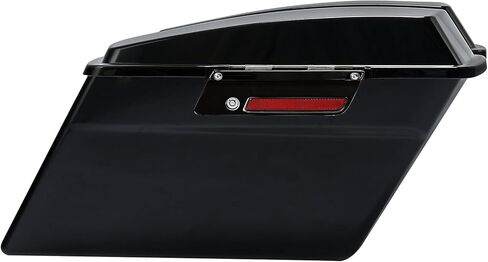 XMTMOTO Hard Saddlebags Saddle bags W/Lid Latch Key for Harley 1994-2013 Touring models road glide, road king, ultra, street glide, electra glide and 1984-2017 Softail models,Vivid Black/Black Latch in Saudi Arabia