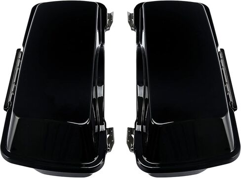 XMTMOTO Hard Saddlebags Saddle bags W/Lid Latch Key for Harley 1994-2013 Touring models road glide, road king, ultra, street glide, electra glide and 1984-2017 Softail models,Vivid Black/Black Latch in Saudi Arabia