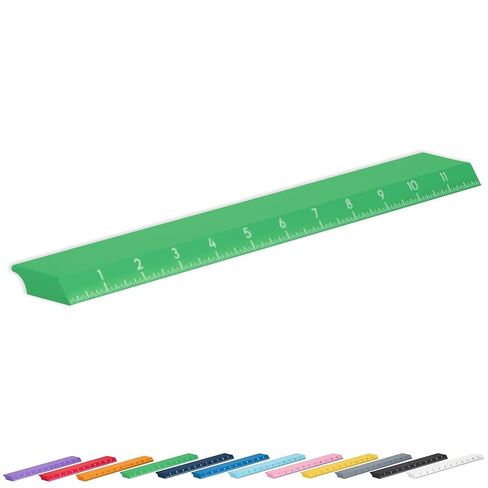 Glassboard Studio 6 Inch Magnet Ruler - Non-Slip Pad, Strong Neodymium Magnets - Craft & Quilting Tool for Magnetic Glass Mats, Whiteboards, Lockers - Secure Hands-Free Precision (Blush Pink) in Saudi Arabia