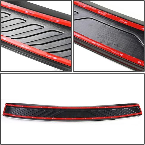 Auto Dynasty Trunk Sill Scuff Plate Rear Bumper Protector Compatible with Toyota Corolla 2014 2015 2016 in Saudi Arabia