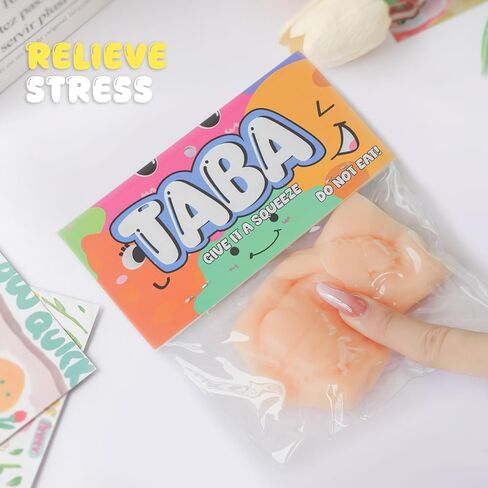 Taba Squishy Toys,Valentines Cat Paw Cute Kawaii Squeeze Toys ,Sticky Squishy Fidget Toys Silicone Squeeze Toy for Stress Relief,Cute Soft Toys,Best Valentines Gift for Anniversary in Saudi Arabia