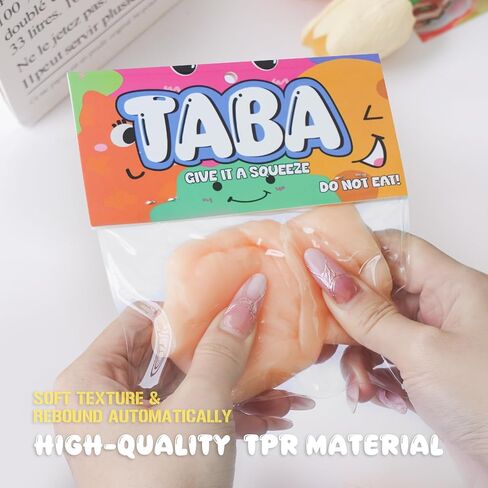 Taba Squishy Toys,Valentines Cat Paw Cute Kawaii Squeeze Toys ,Sticky Squishy Fidget Toys Silicone Squeeze Toy for Stress Relief,Cute Soft Toys,Best Valentines Gift for Anniversary in Saudi Arabia
