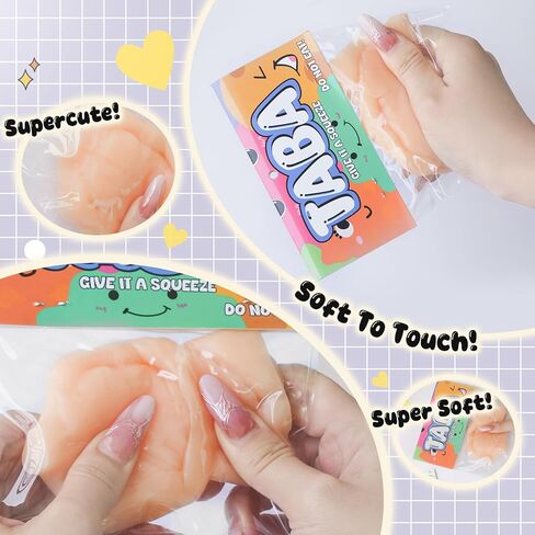 Taba Squishy Toys,Valentines Cat Paw Cute Kawaii Squeeze Toys ,Sticky Squishy Fidget Toys Silicone Squeeze Toy for Stress Relief,Cute Soft Toys,Best Valentines Gift for Anniversary in Saudi Arabia