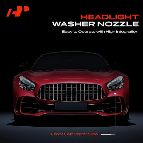 A-Premium Left Headlight Washer Nozzle Compatible with Volvo XC70 2010-2016, S80 2010-2016, V70 2010, Driver Side in Saudi Arabia