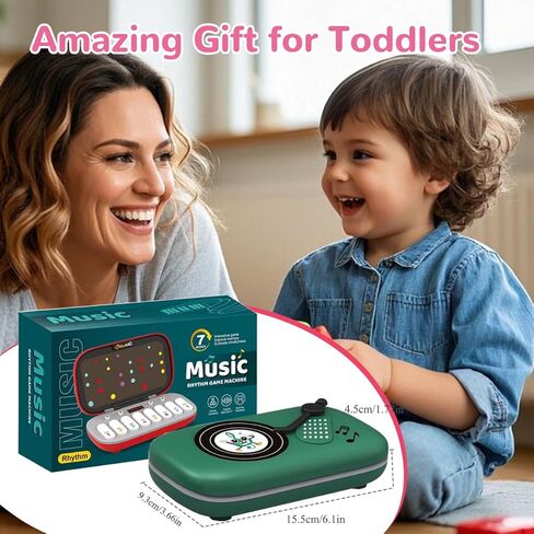 Kids Mini Piano Toy, Portable Travel Piano Keyboard Toddlers Musical Instrument Learning Toys, Music Interactive Birthday Gift for 3 4 5 6 Year Old Boys Children (Green) in Saudi Arabia