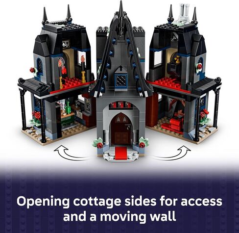 LEGO Wednesday Morticia’s Cottage Building Toy - Pretend Playset with Buildable Car for Kids, Ages 10+ - W/Morticia, Lurch, Bianca, & Wednesday Addams Minidolls - Gift Idea for Girls & Boys - 76786 in Saudi Arabia