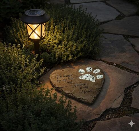 Carson - BEADWORK GARDEN STEPPING STONE - PET FOOTPRINT in Saudi Arabia