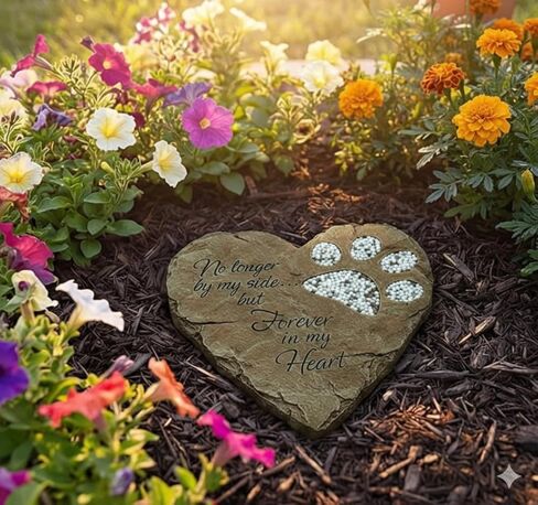 Carson - BEADWORK GARDEN STEPPING STONE - PET FOOTPRINT in Saudi Arabia