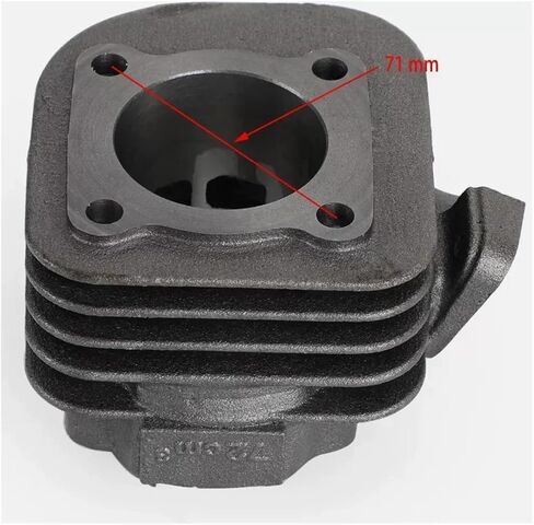 Motocycle Cylinder Big Bore Kit Piston Pin for 70cc 50cc 1E40QMB 2 Stroke Scooter in Saudi Arabia