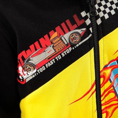 Boys Hoodie | Race Car Boys Zip Up Hoodie | 100% Cotton Kids Hoodie | Ages 3 To 13 Years in Saudi Arabia