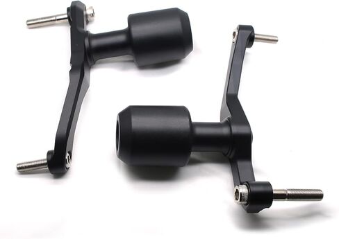 MZS Motorcycle Frame Sliders Compatible with GSX-8R GSX8R 2023-2026, Falling Anti Crash Protector Guards No Cut Kits Aluminium Black in Saudi Arabia