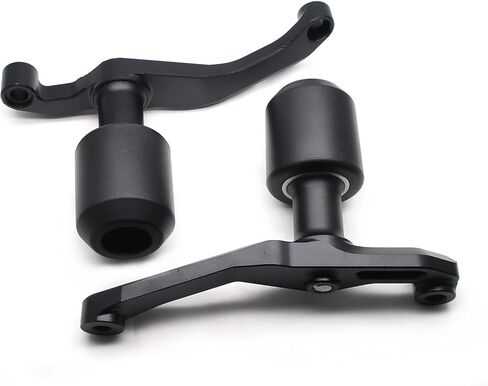 MZS Motorcycle Frame Sliders Compatible with GSX-8R GSX8R 2023-2026, Falling Anti Crash Protector Guards No Cut Kits Aluminium Black in Saudi Arabia