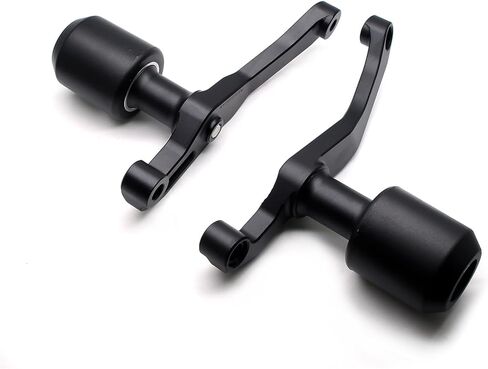 MZS Motorcycle Frame Sliders Compatible with GSX-8R GSX8R 2023-2026, Falling Anti Crash Protector Guards No Cut Kits Aluminium Black in Saudi Arabia